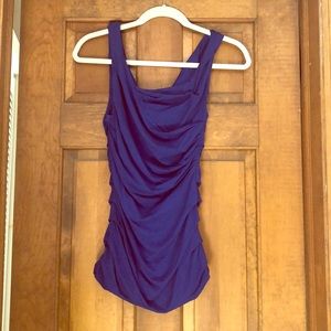 Royal blue tight tank top